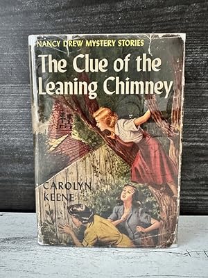 Seller image for Nancy Drew #26 The Clue of the Leaning Chimney Blue HC DJ First Edition 1949B-2 for sale by Coffee Cat Books