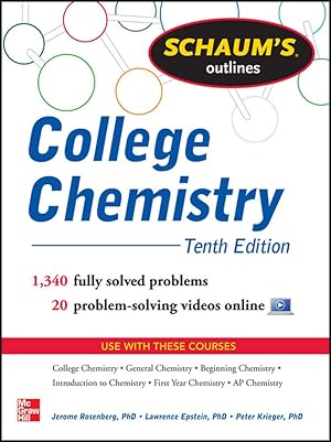 Seller image for Schaum's Outline of College Chemistry: 1,340 Solved Problems + 23 Videos for sale by 2nd Life Books