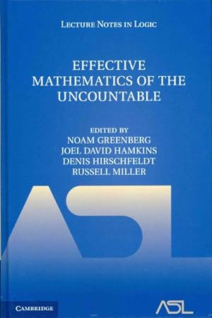 Seller image for Effective Mathematics of the Uncountable for sale by GreatBookPrices