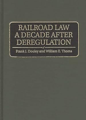 Immagine del venditore per Railroad Law a Decade After Deregulation venduto da GreatBookPrices