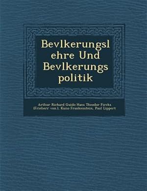 Bild des Verk�ufers f�r Bev�lkerungslehre Und Bev�lkerungspolitik zum Verkauf von GreatBookPrices