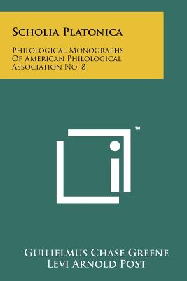Seller image for Scholia Platonica: Philological Monographs of American Philological Association No. 8 for sale by GreatBookPricesUK