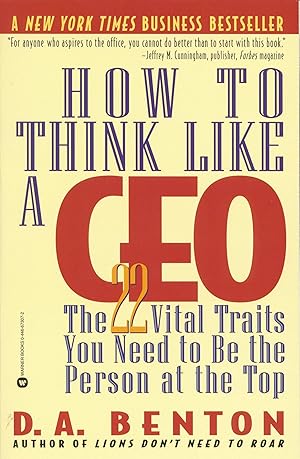 Seller image for How to Think Like a CEO for sale by Greenworld Books