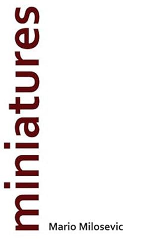 Imagen del vendedor de Miniatures a la venta por GreatBookPrices