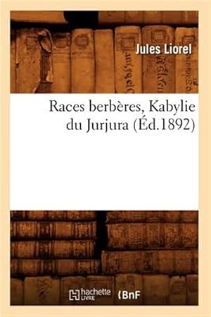 Seller image for Races Berberes Kabylie Du Jurjura Ed 1892 -Language: french for sale by GreatBookPrices