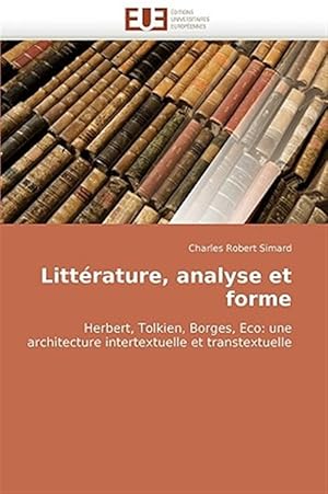 Immagine del venditore per Litt�rature, analyse et forme venduto da GreatBookPricesUK