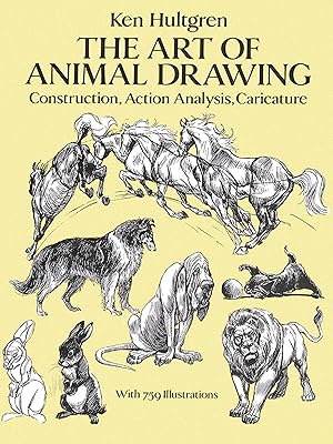 Seller image for The Art of Animal Drawing: Construction, Action Analysis, Caricature (Dover Art Instruction) for sale by -OnTimeBooks-