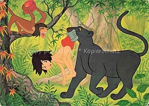 Imagen del vendedor de Postkarte Carte Postale Walt Disney World Florida USA Moukly Mowgly Bagheera Jungl a la venta por Versandhandel Boeger