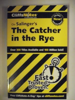 Imagen del vendedor de CliffsNotes on Salinger's The Catcher in the Rye (Cliffsnotes Literature Guides) a la venta por -OnTimeBooks-