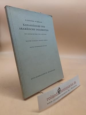 Immagine del venditore per Kanaan�ische und aram�ische Inschriften. Band 3: Glossare, Indizes, Tafeln. venduto da Roland Antiquariat UG haftungsbeschr�nkt