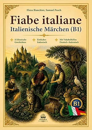 Bild des Verk�ufers f�r FIABE ITALIANE Italienische M�rchen (B1) | 32 klassische Geschichten Einfaches Italienisch Mit Vokabelhilfen Italienisch Deutsch zum Verkauf von preigu