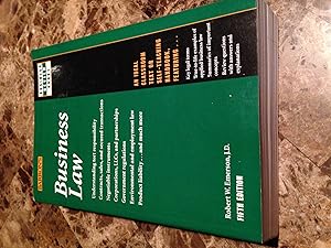 Immagine del venditore per Business Law (Barron's Business Review Series) venduto da 3Brothers Bookstore