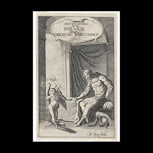 Seller image for Greek warrior receives a letter from Amor, 10x15 for sale by Contentum