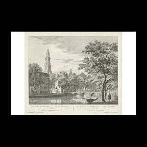 Bild des Verk�ufers f�r View of the Westerkerk and Westerhal, seen from the Keizersgracht, 10x15 zum Verkauf von Contentum