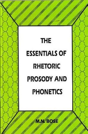 Imagen del vendedor de The Essentials of Rhetoric Prosody and Phonetics a la venta por Rarewaves USA United