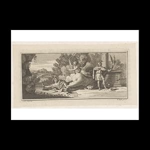 Immagine del venditore per Allegorical scene with Justitia, killer and man with two burning torches, A5 venduto da Contentum