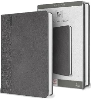 Imagen del vendedor de KJV Holy Bible Large Print Handy Size Gray Imitation Leather a la venta por Rarewaves USA United