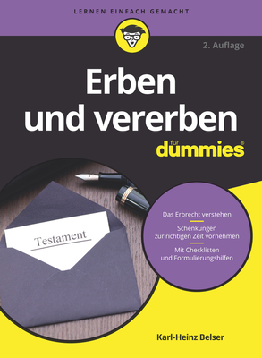 Imagen del vendedor de Erben und vererben f�r Dummies (Paperback or Softback) a la venta por BargainBookStores