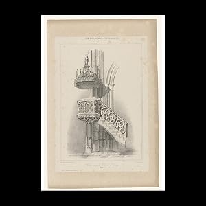 Seller image for Preacher chair in Fribourg Cathedral in Switzerland, A5 for sale by Contentum