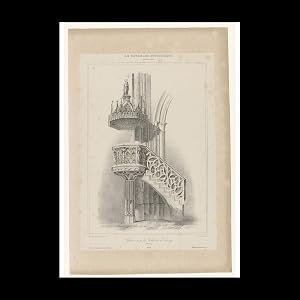 Seller image for Preacher chair in Fribourg Cathedral in Switzerland, A4 for sale by Contentum