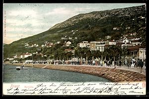 Bild des Verk�ufers f�r Cartolina Trieste-Barcola, Uferpromenade zum Verkauf von Bartko-Reher
