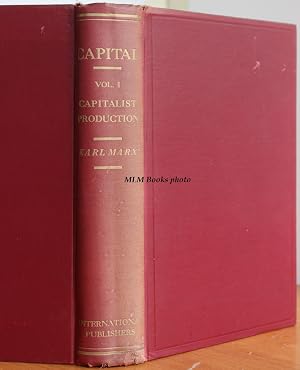Bild des Verk�ufers f�r Capital: A Critical Analysis of Capitalist Production (Vol.I only) zum Verkauf von Ulysses Books, Michael L. Muilenberg, Bookseller