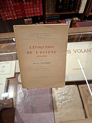 Seller image for L'�volution de l'Egypte 1924-1950 for sale by Librairie FAUGUET