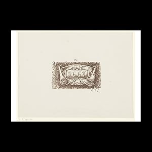 Seller image for Cartouche with the year 1663, A5 for sale by Contentum