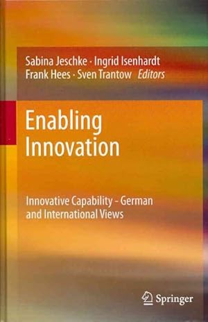 Seller image for Enabling Innovation : Innovative Capability - German and International Views for sale by GreatBookPricesUK