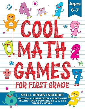 Imagen del vendedor de Cool Math Games for First Grade | Fun Math Practice & Activities for Kids Ages 6-7 a la venta por preigu