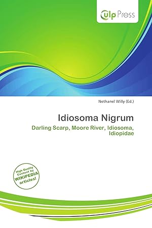 Imagen del vendedor de Idiosoma Nigrum | Darling Scarp, Moore River, Idiosoma, Idiopidae a la venta por preigu