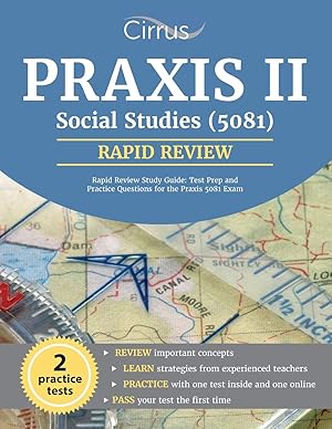 Immagine del venditore per Praxis II Social Studies (5081) Rapid Review Study Guide: Test Prep and Practice Questions for the Praxis 5081 Exam venduto da Blue Vase Books