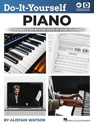 Imagen del vendedor de Do-It-Yourself Piano Step-by-Step Guide for Beginners and Self-Learners | Learn to Play Classical and Pop Songs with Online Video and Audio | Hal Leonard Instruction Book for Music Students a la venta por Greenworld Books