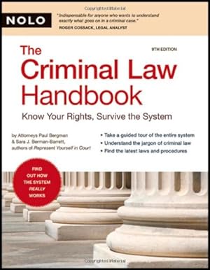 Seller image for Criminal Law Handbook: Know Your Rights, Survive the System for sale by Goodwill of Central and Coastal Virginia