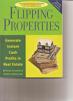 Imagen del vendedor de Flipping Properties: Generate Instant Cash Profits in Real Estate a la venta por Goodwill of Central and Coastal Virginia