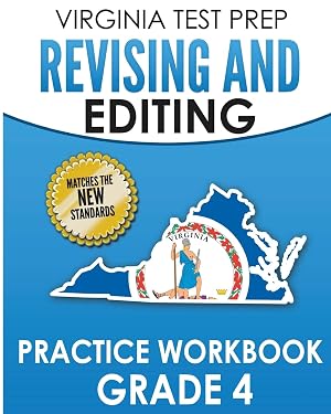 Immagine del venditore per VIRGINIA TEST PREP Revising and Editing Practice Workbook Grade 4: Develops SOL Writing and Language Skills venduto da Goodwill of Central and Coastal Virginia