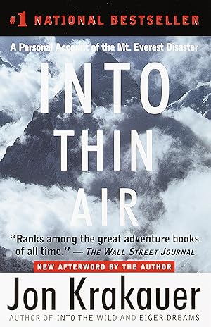 Seller image for Into Thin Air: A Personal Account of the Mt. Everest Disaster for sale by 2nd Life Books