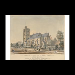 Bild des Verk�ufers f�r The Parish Church of St. Mary, Lambeth, A5 zum Verkauf von Contentum