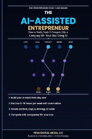 Bild des Verk�ufers f�r THE AI-ASSISTED ENTREPRENEUR : How to Build, Scale, and Compete Like a Company Ten Times Your Size Using Artificial Intelligence zum Verkauf von AHA-BUCH GmbH