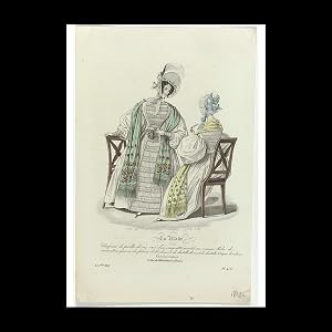 Seller image for La Mode, 25 septembre 1835, Pl. 472 : Chapeau de paille de riz (.), A5 for sale by Contentum