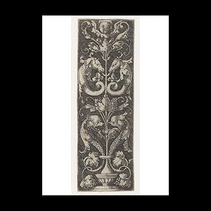 Seller image for Ornament with two horse heads and two fish, A5 for sale by Contentum