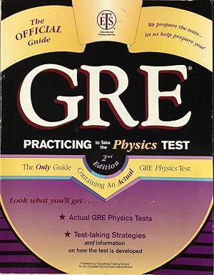 Seller image for GRE Practicing to Take the Physics Test, 2nd Ed for sale by Goodwill of Silicon Valley