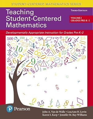 Imagen del vendedor de Teaching Student-Centered Mathematics: Developmentally Appropriate Instruction for Grades Pre-K-2 (Volume 1) a la venta por Big River Books