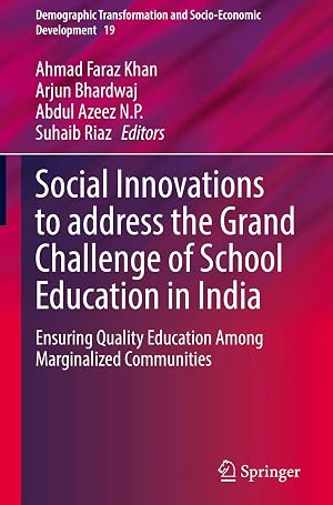 Imagen del vendedor de Social Innovations to address the Grand Challenge of School Education in India | Ensuring Quality Education Among Marginalized Communities a la venta por preigu