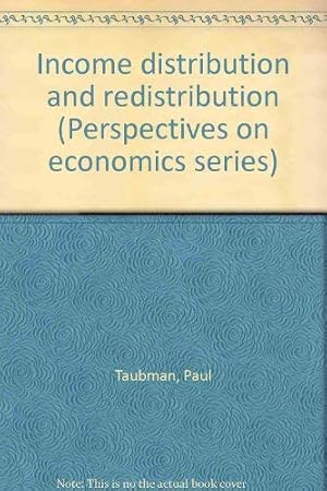 Imagen del vendedor de Income Distribution and Redistribution (Addison-Wesley Marketing Series) a la venta por -OnTimeBooks-