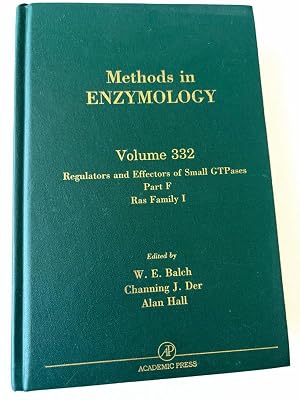 Seller image for 2001 HC Regulators and Effectors of Small GTPases, Part F: Ras Family I (Volume 332) (Methods in Enzymology, Volume 332) by Kojima, Masayasu N. for sale by Miki Store
