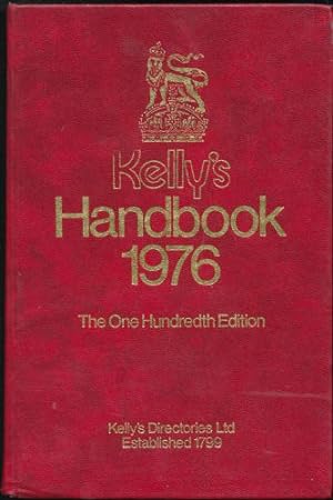 Kelly's Handbook 1976 100th edition