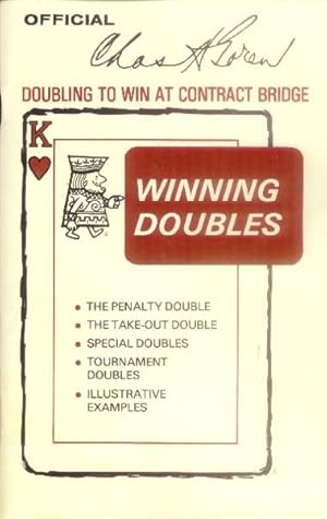 Immagine del venditore per Winning Doubles; Doubling to win at Contract Bridge venduto da Paperback Recycler