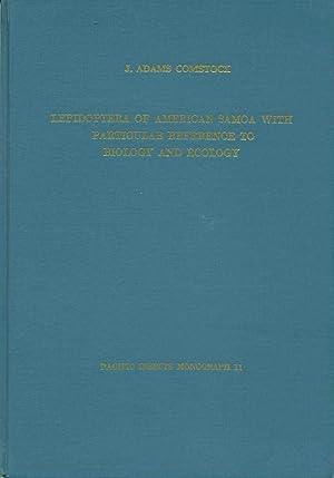 Imagen del vendedor de Lepidoptera of American Samoa with particular reference to biology and ecology [Pacific Insects Monographs 11] a la venta por Entomological Reprint Specialists