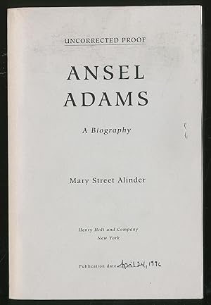 Imagen del vendedor de Ansel Adams: A Biography a la venta por Between the Covers-Rare Books, Inc. ABAA